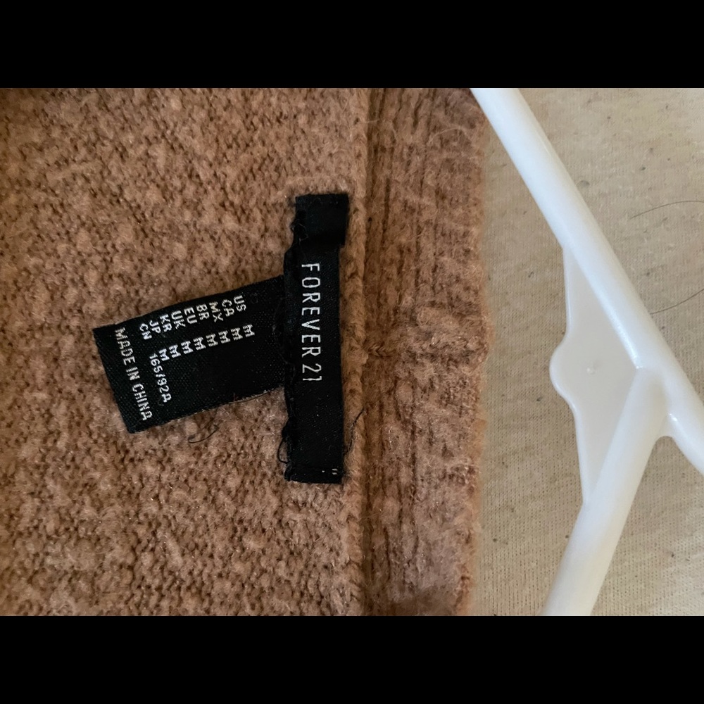 Camel cardigan